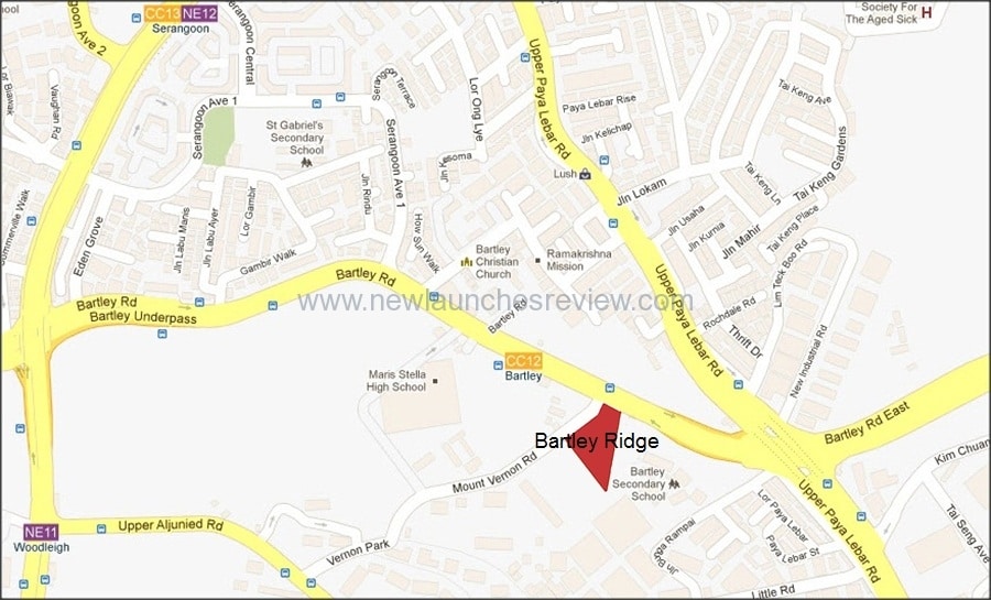 Bartley Ridge Location Map