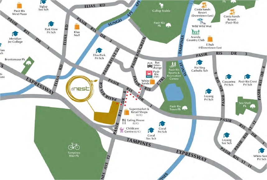 DNest location map