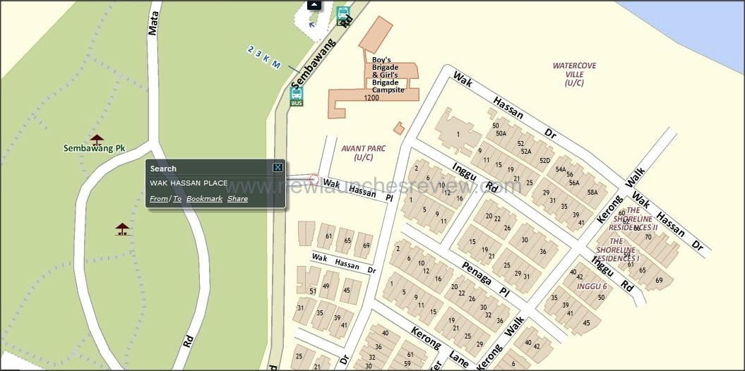 Living By The Park Location