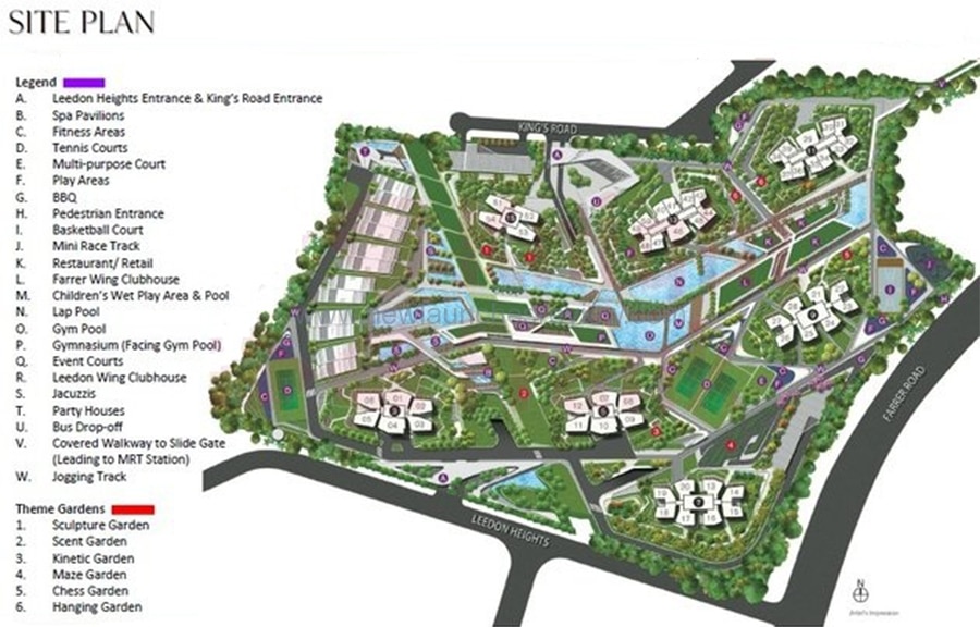 dLeedon Site Plan