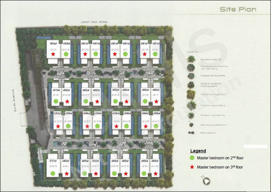Palms @ Sixth Avenue Site Plan