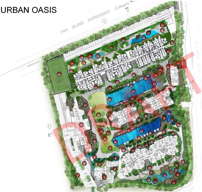 Sims Urban Oasis Site Plan