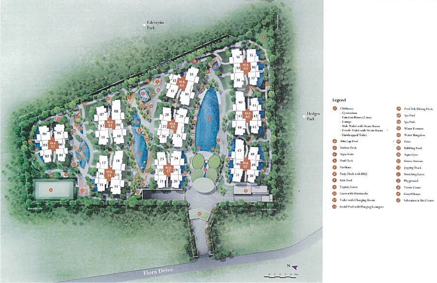 The Inflora Site Plan