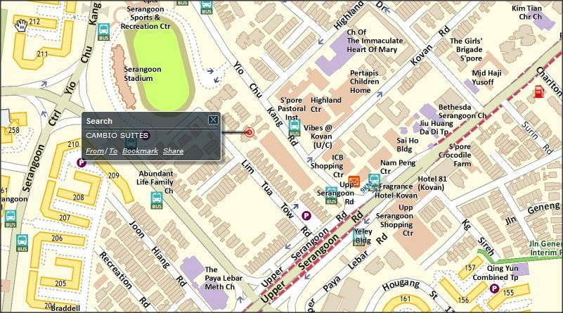 Cambio Suites Map