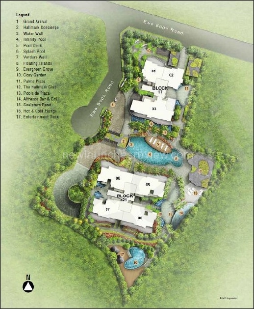Hallmark Residence Siteplan