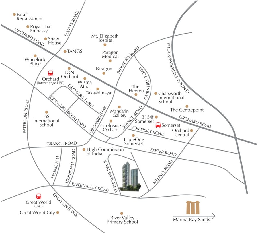 8 St Thomas Location