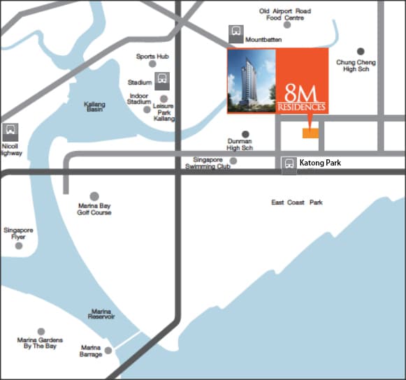 8M Residences Map