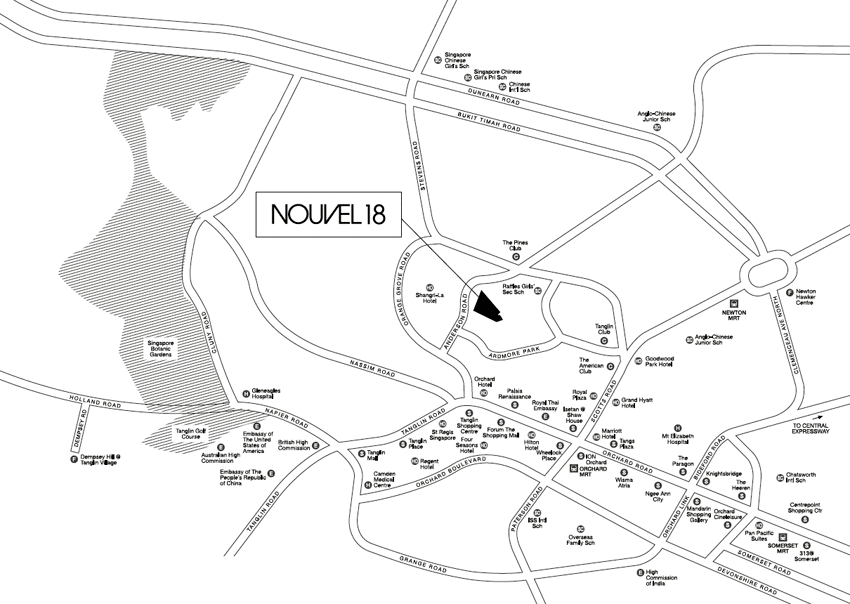 Nouvel 18 Location Map