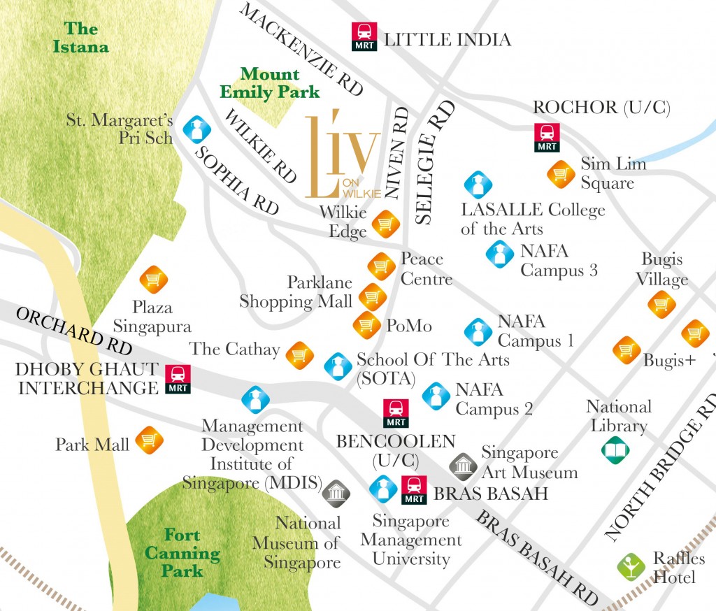 LIV on Wilkie - Location Map2