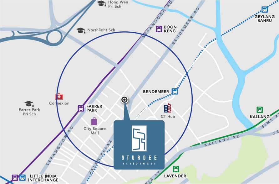 Sturdee Residences Map