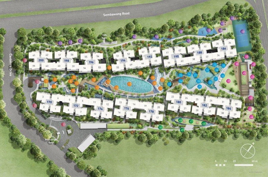 The Visionaire EC Siteplan