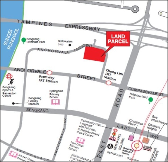 Treasure Crest Location Map 1