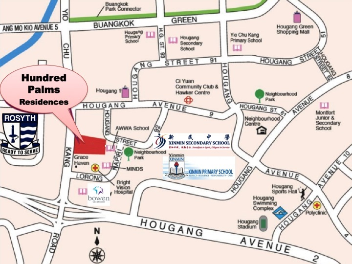 Hundred Palms Residences EC Location