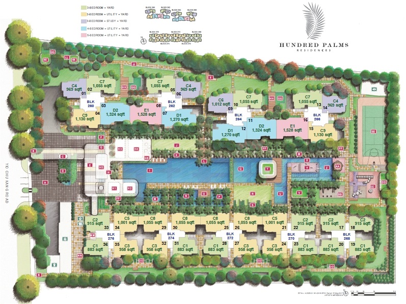 Hundred Palms Residences EC Site Plan 2