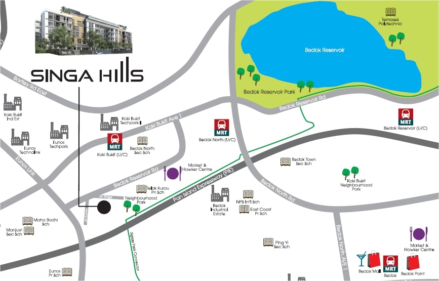 Singa Hills Location Map