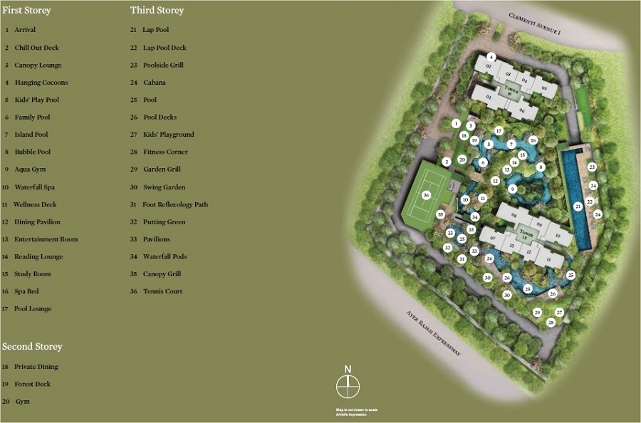 The Clement Canopy Site Plan