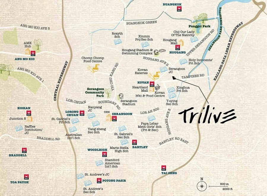 Trilive Location Map