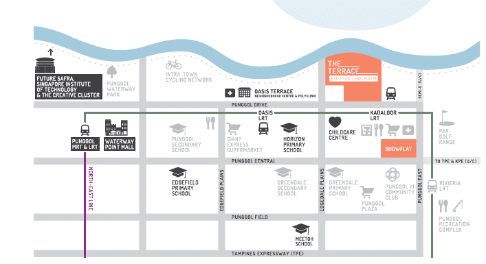The Terrace EC Location Map
