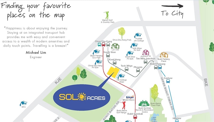 Sol Acres EC Location Map