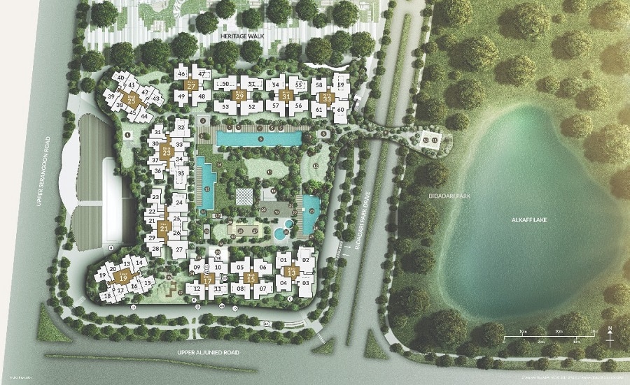 The Woodleigh Residences Site Plan