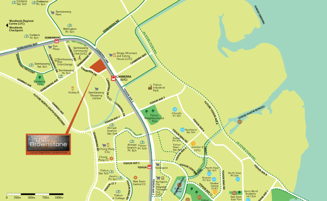 brownstone ec map