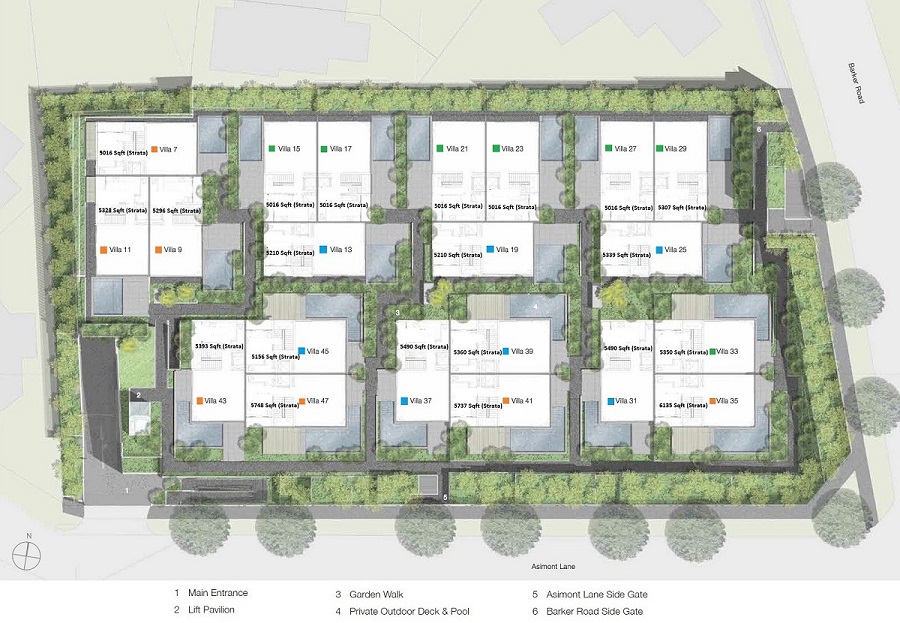 asimont villas site plan