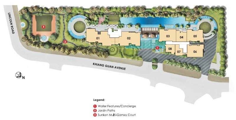 Lincoln Suites Site Plan 1