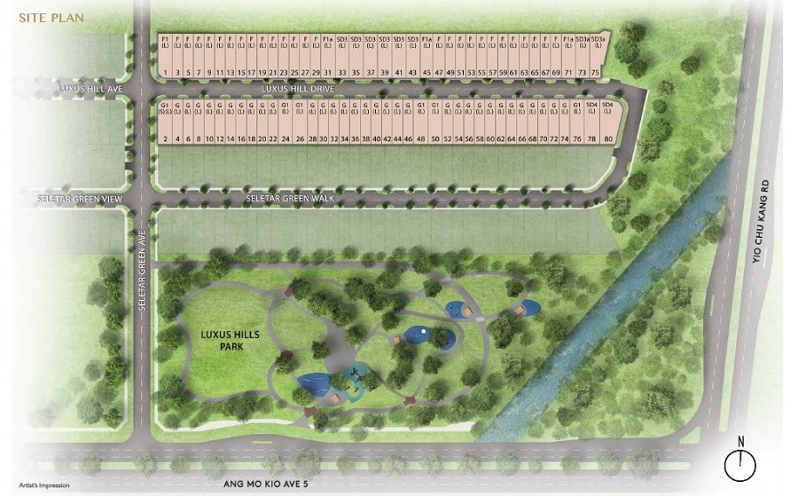 Luxus Hills Signature Site Plan