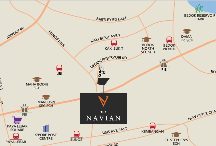 The Navian Location Map