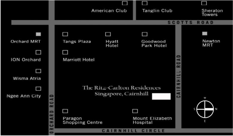 The Ritz Carlton Residences Location