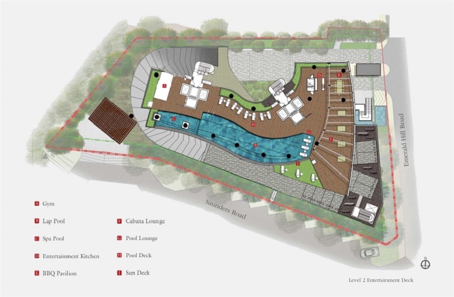 111 Emerald Hill Site Plan