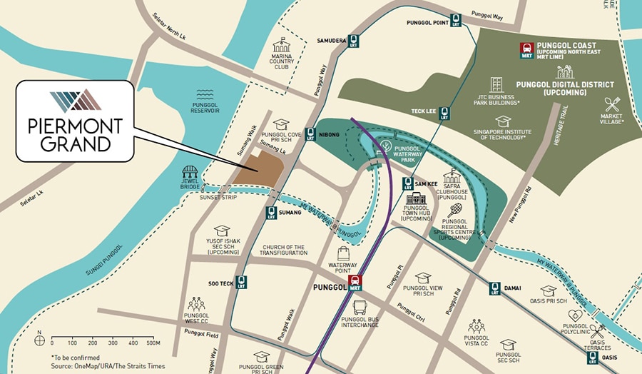 Piermont Grand Location Map