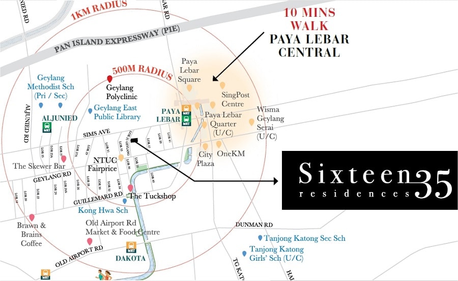 Sixteen 35 Residences Location