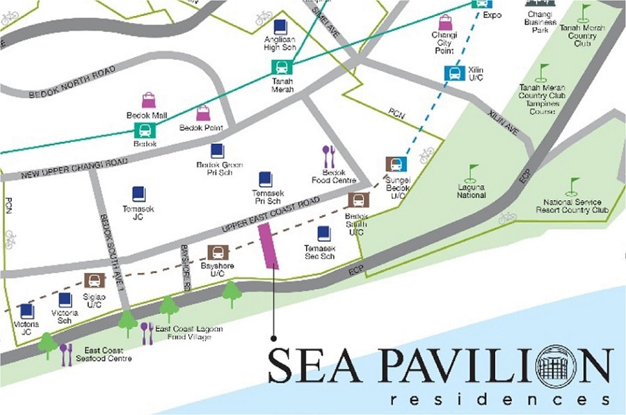 Sea Pavilion Residences Location