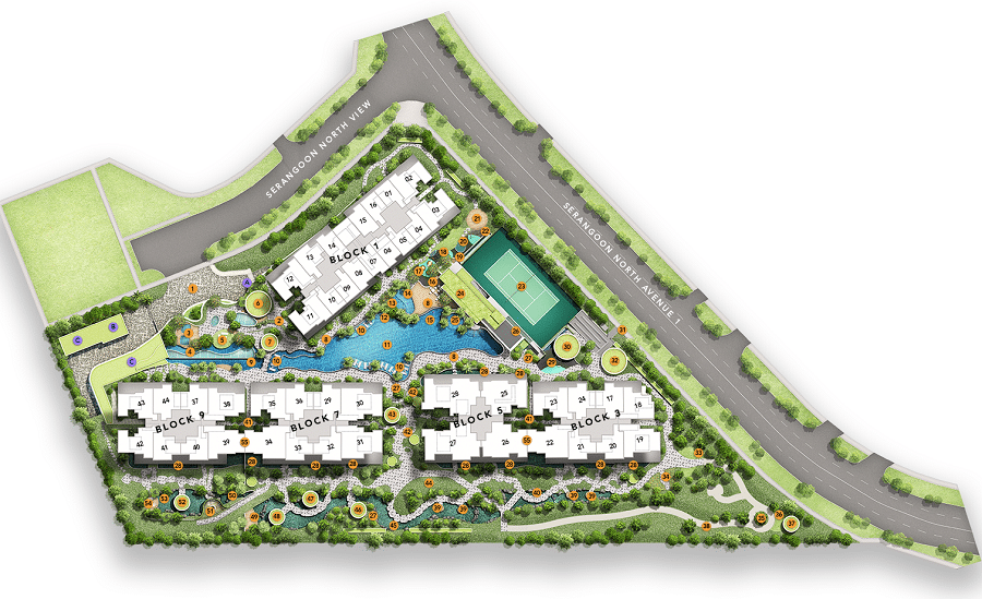 The Garden Residences Facilities