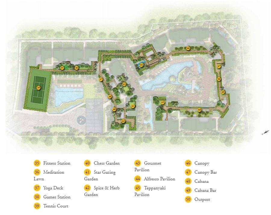 DainTree Residence Site Plan 2
