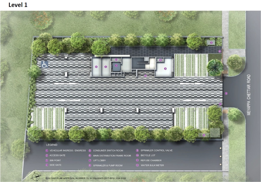 The Addition Site Plan 1
