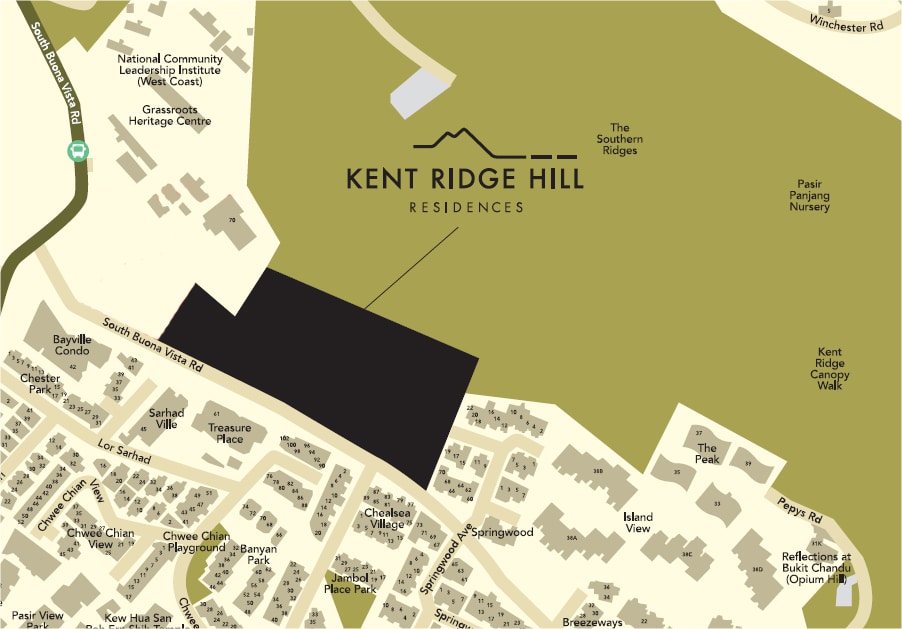 Kent Ridge Hill Residences Location Map
