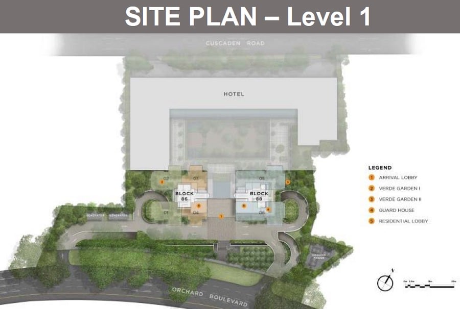 Boulevard 88 铂瑞雅居 Site Plan 1