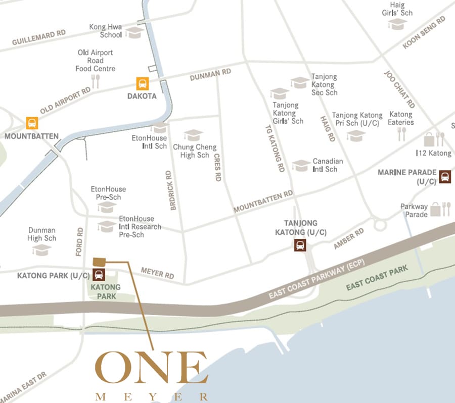 One Meyer Location Map
