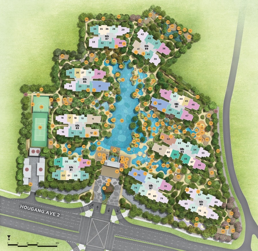 The Florence Residences Site Plan 1