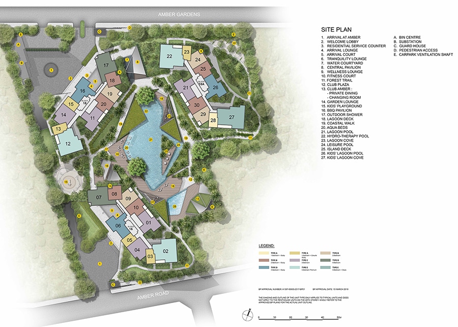 Amber Park - Site Plan (Level 1)