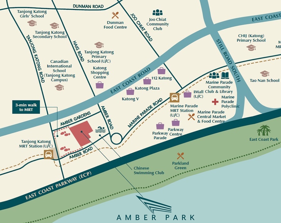 Amber Park Map