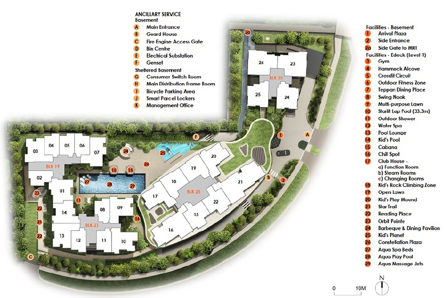The Antares Site Plan 1