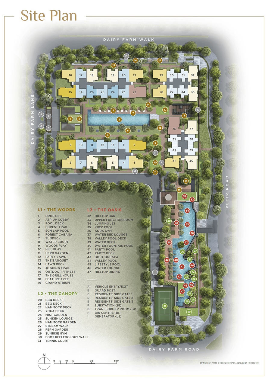 Dairy Farm Residences Site Plan