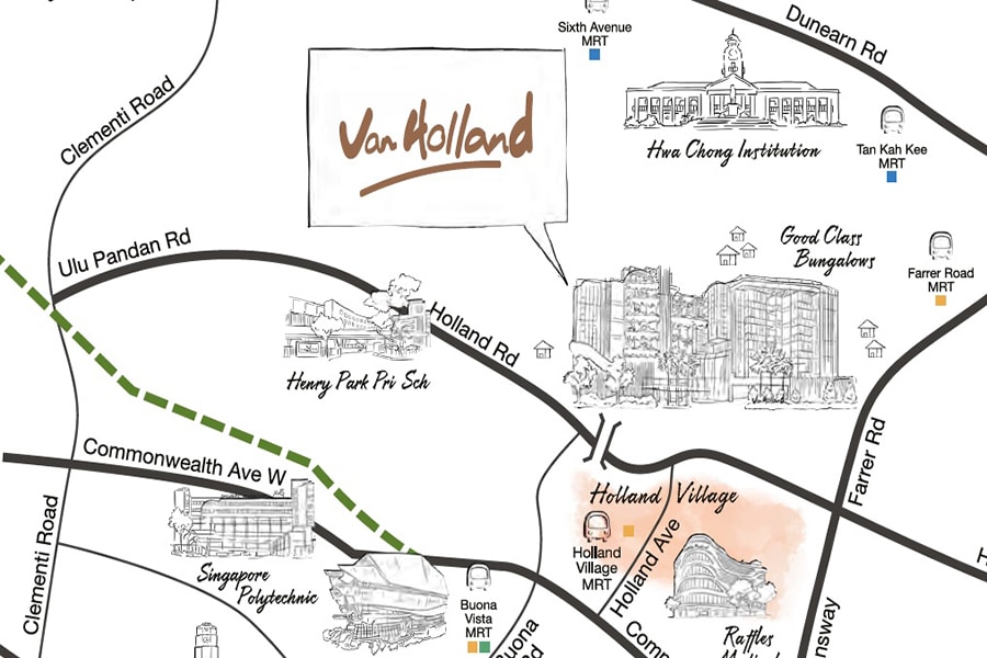 Van Holland Location Map1