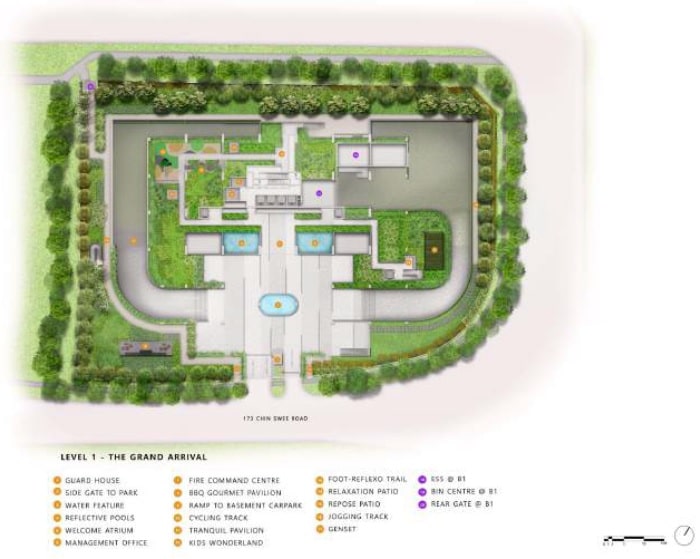 the landmark condo site plan 1