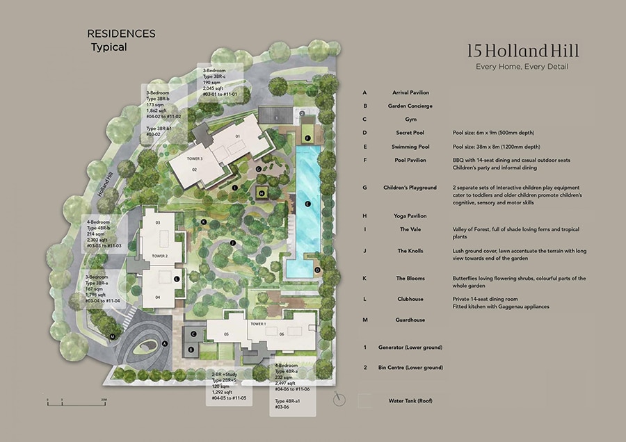 15 Holland Hill Site Plan