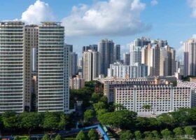 Singapore residential skyline used to illustrate private property prices and cooling measures