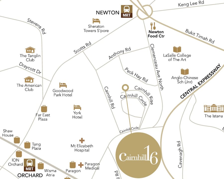 Cairnhill 16 Location Map